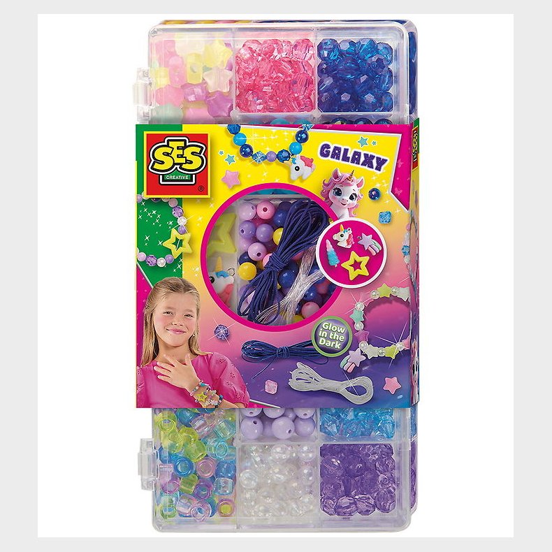 SES Creative Smykkest - Galaxy Perler