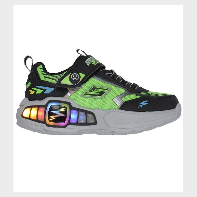Skechers Sko m. Lys - Light Storm 3 - Lime/Black
