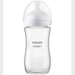 Philips Avent Sutteflaske - Glas - Natural Response - 240 ml - K
