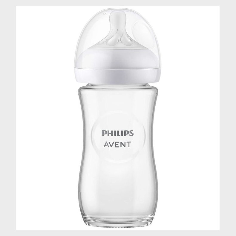 Philips Avent Sutteflaske - Glas - Natural Response - 240 ml - K