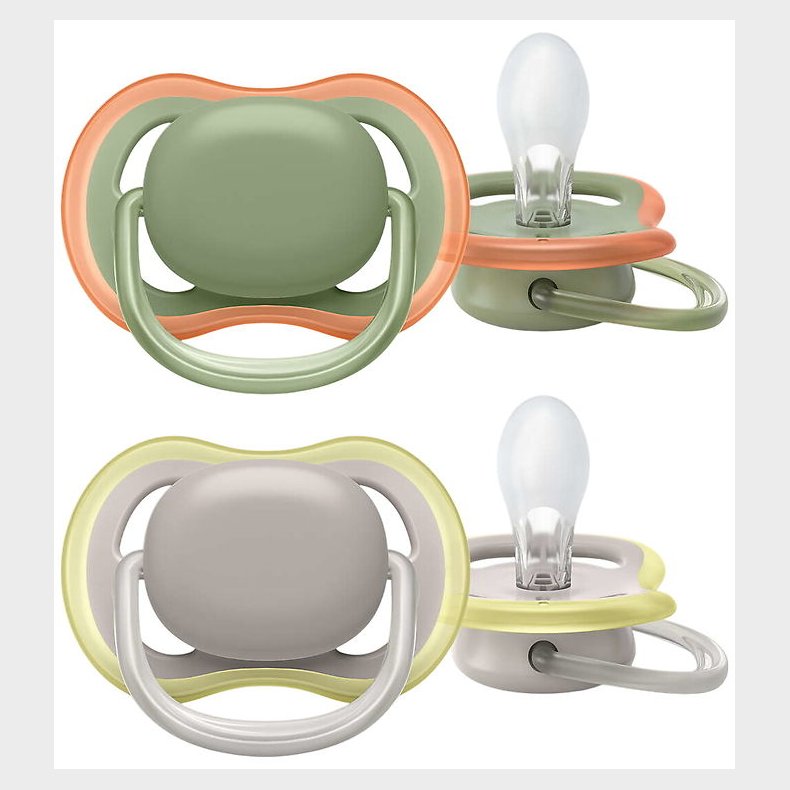 Philips Avent Sut - 2-pak - Ultra Air - Gr/Grn