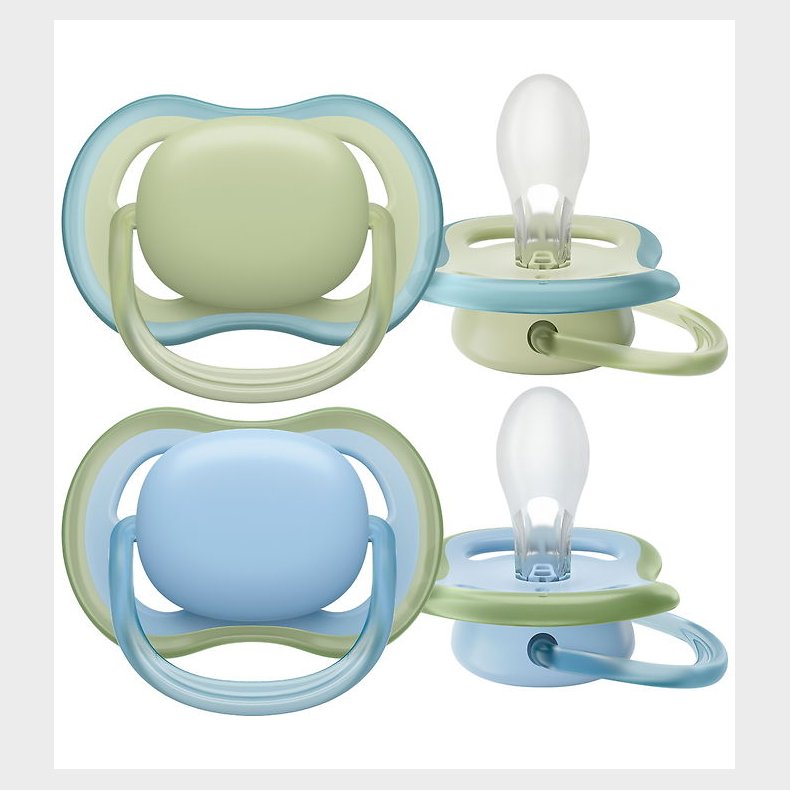 Philips Avent Sut - 2-pak - Ultra Air - Bl/Gr