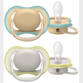 Philips Avent Sut - 2-pak - Ultra Air - Hvid/Gul