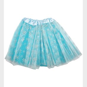 Molly & Rose Udkldning - Tylskrt - Bl Snefnug Glitter