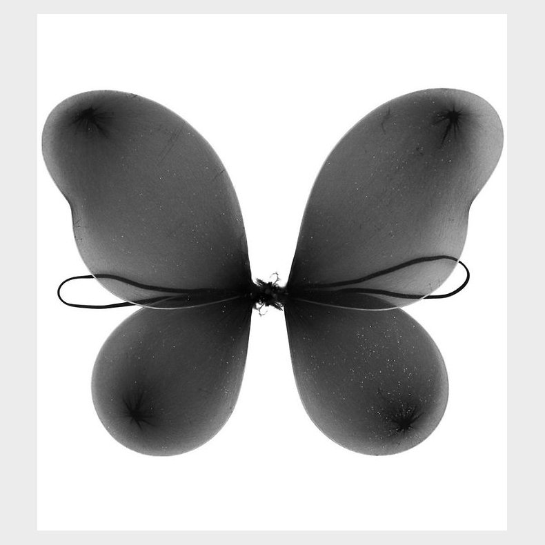 Molly & Rose Udkldning - Fe Vinger - Sort Glitter