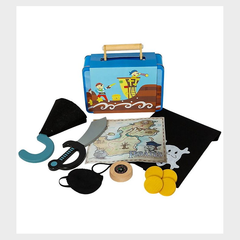 Molly & Rose Pirat Kuffert - Metal - Bl