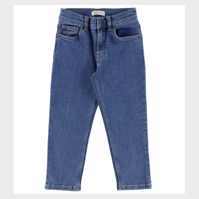 GANT Jeans - Slim Jeans - Mid Blue