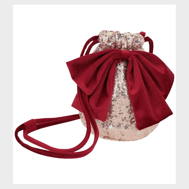 Meri Meri Taske - Rosa palietter/Rd Sljfe