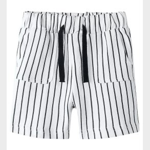 Name It Shorts - NmmJakob - Striped - Bright white
