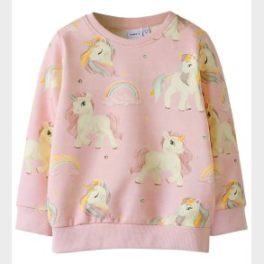 Name It Sweatshirt - NmfDarlinga - Ballerina m. Enhjrning