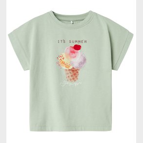 Name It T-shirt - NmfJosephina - Aqua Gray