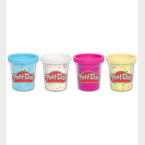 Play-Doh Modellervoks - 4-pak - 340g - Confetti Fun
