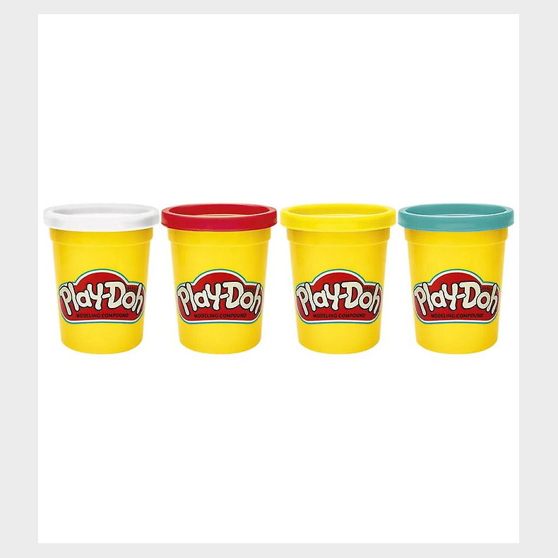 Play-Doh Modellervoks - 4-pak - 453g