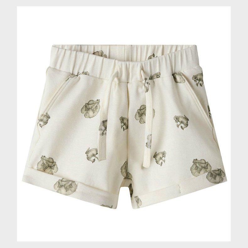 Lil' Atelier Shorts - NbmGayo - Coconut Milk/Frog