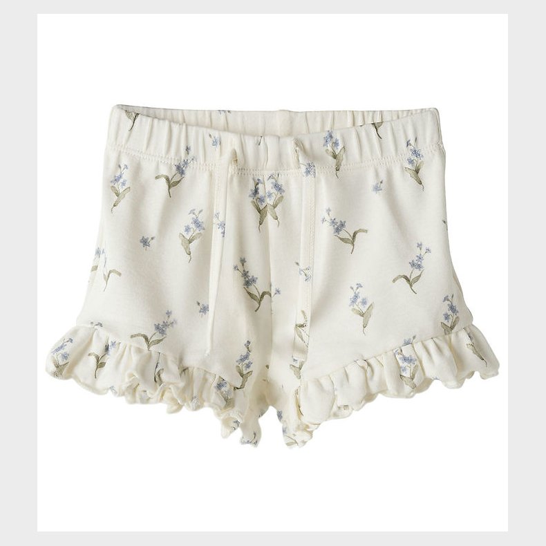 Lil' Atelier Shorts - NbfGayo - Coconut Milk/Forget Me Not