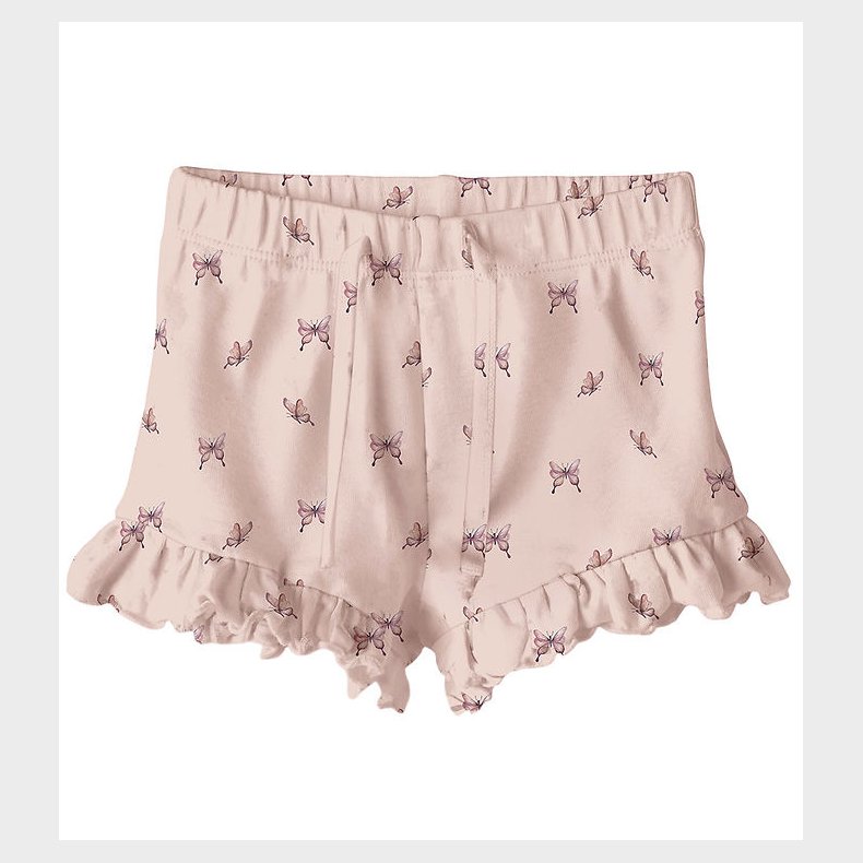 Lil Atelier Shorts - NbfGayo - Peach Blush/Butterfly