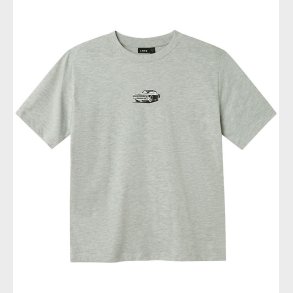 LMTD Bluse - NlmShostar - Light Gray Melange/Car