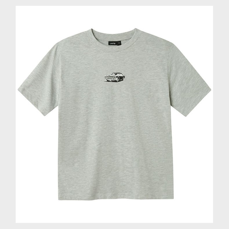 LMTD Bluse - NlmShostar - Light Gray Melange/Car