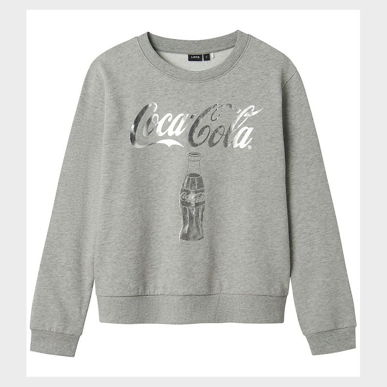 LMTD Sweatshirt - NlfSusi CocaCola - Grey Melange