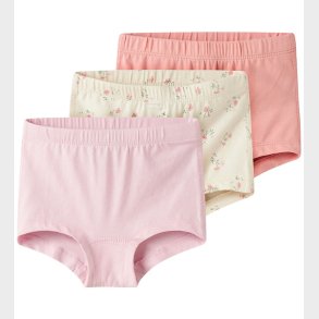 Name It Hipster - Noos - NmfTights - 3-pak - Turtledove/Pale Lil