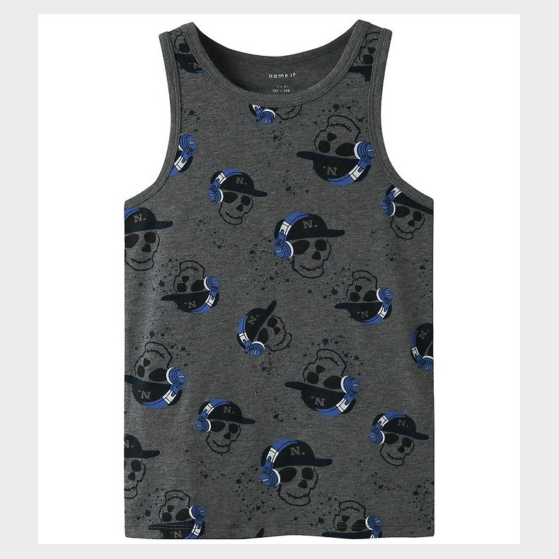 Name It Undertrje - Noos - NkmTank Top - 2-pak - Dark Grey Mela
