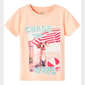 Name It T-shirt - NmmPfeodor - Peach Nectar