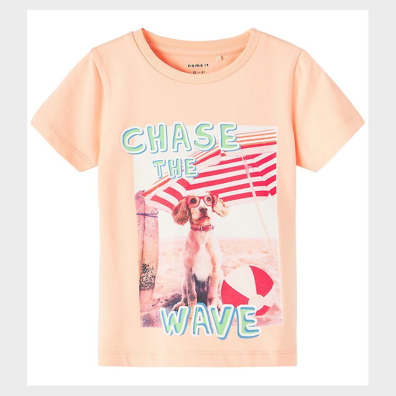 Name It T-shirt - NmmPfeodor - Peach Nectar