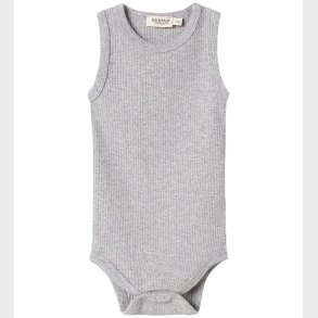MarMar Body u/ - Rib - Sleeveless - Noos - Light Grey Melange