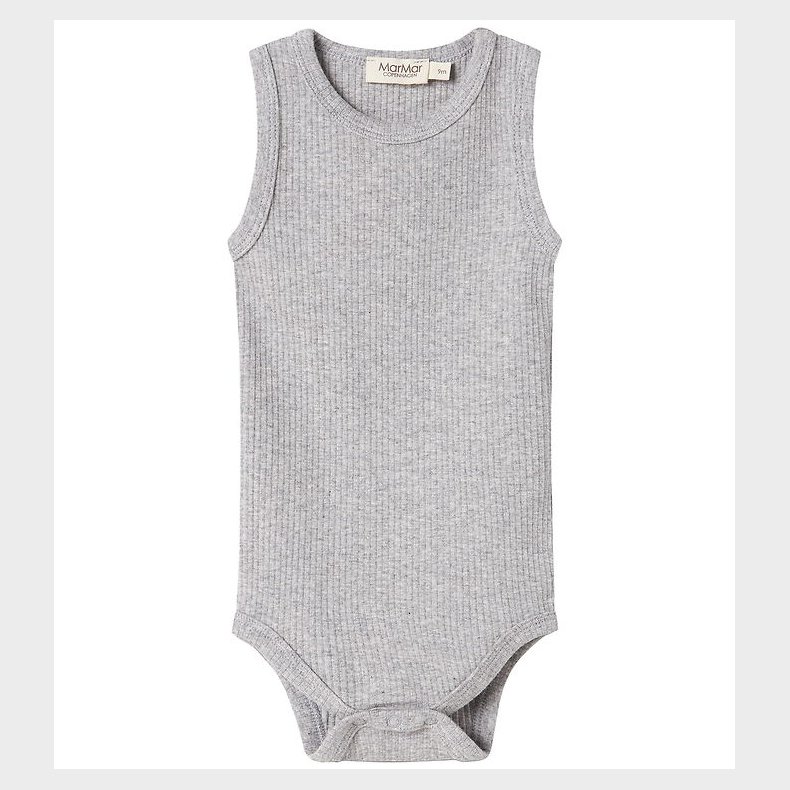 MarMar Body u/� - Rib - Sleeveless - Noos - Light Grey Melange