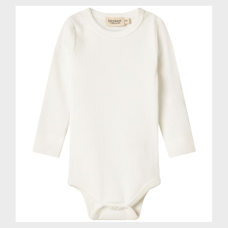 MarMar Body l/ - Rib - Plain - Noos - Gentle White