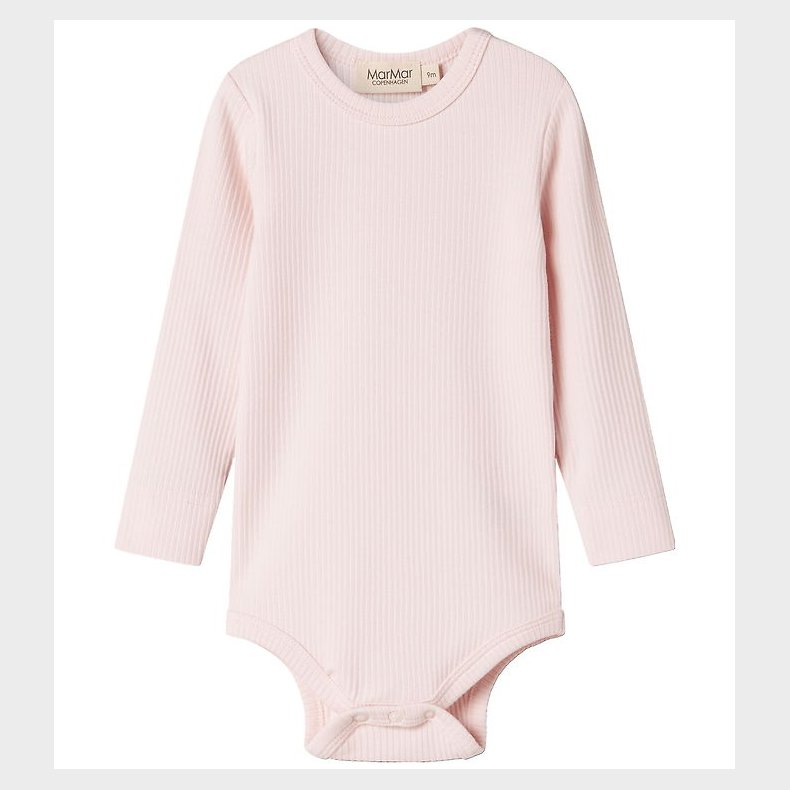 MarMar Body l/� - Rib - Plain - Noos - Rosa