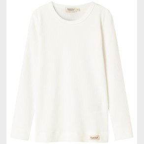 MarMar Bluse - Rib - Plain - Noos - Gentle White
