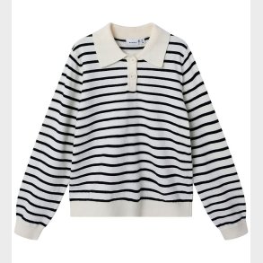 Name It Bluse - NkfDanja - Polo/Strik - Whisper White