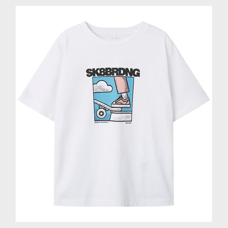 Name It T-shirt - NkmSaldur - Bright White