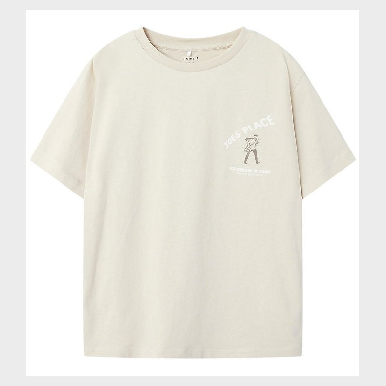 Name It T-shirt - NkmSaldur - Brown Rice