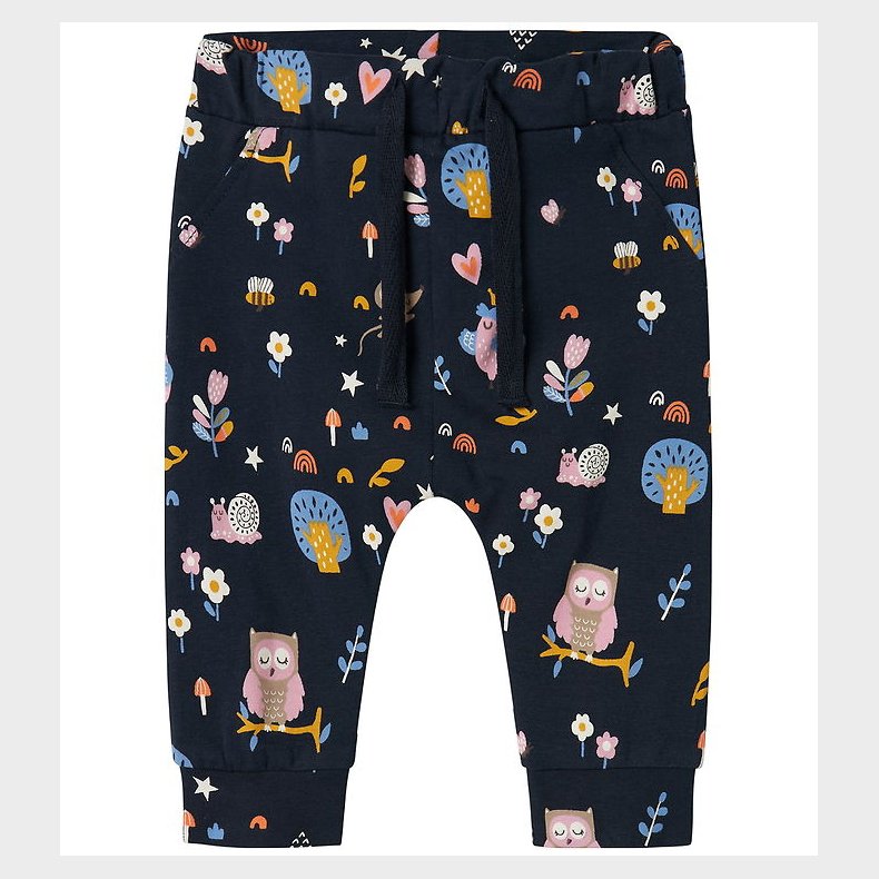 Name It Bukser - NbfVandora - Dark Sapphire/Birds