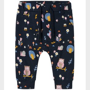 Name It Bukser - NbfVandora - Dark Sapphire/Birds