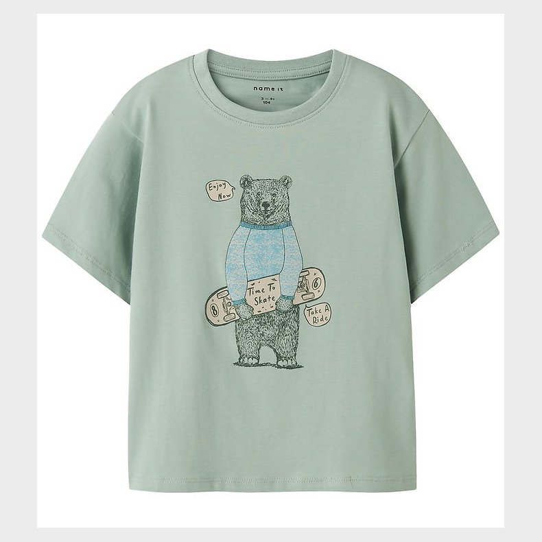 Name It T-shirt - NmmLinden - Jadeite