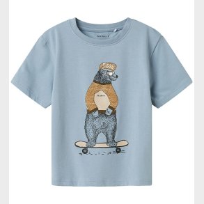 Name It T-shirt - NmmLinden - Dusty Blue