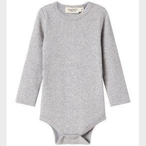 MarMar Body l/� - Rib - Modal - Light Grey Melange