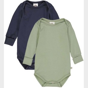 Msli Body l/ - Cozy Me - 2-pak - Poetry Green/Night Blue