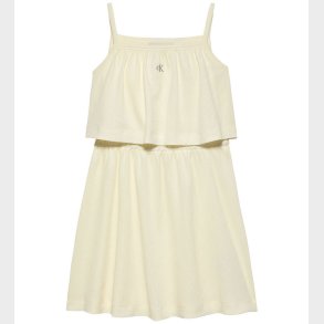 Calvin Klein Kjole - Crinkle Layered - Tofu