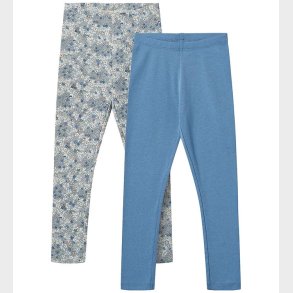 Wheat Leggings - 2-pak - Jules - Blue Summer Flowers