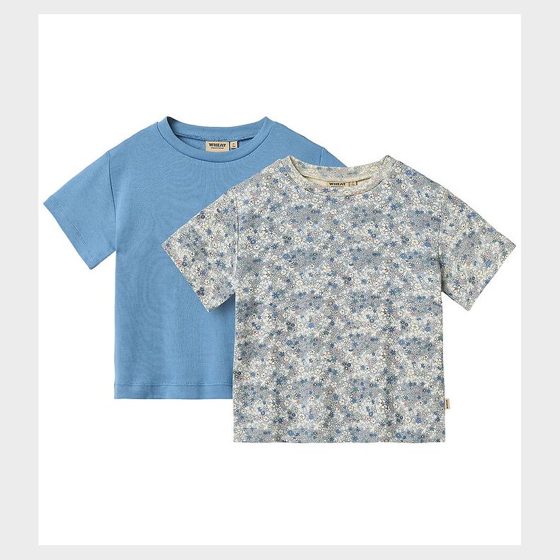 Wheat T-shirt - 2-pak - Ella - Summer Flowers