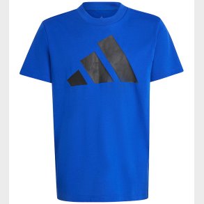 adidas Performance T-shirt - J BL TEE 160 - Royal Blue/Black