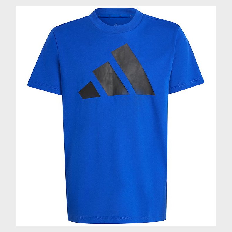 adidas Performance T-shirt - J BL TEE 160 - Royal Blue/Black