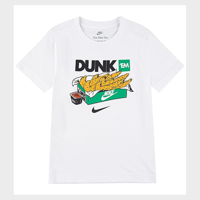 Nike T-shirt - Dunk Em Tenders - Hvid