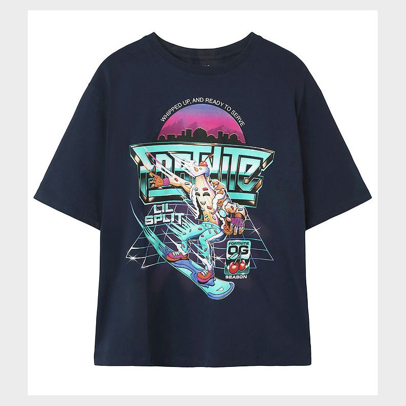 Name It T-shirt - NkmJavali Fortnite - Navy Blazer