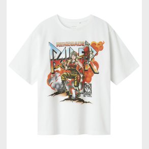 Name It T-shirt - NkmJavali Fortnite - Bright White