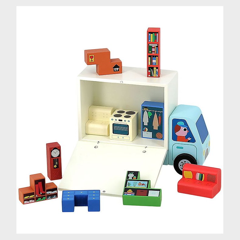 Vilac Logikspil - Tr - 19 Brikker - Flyttevogn